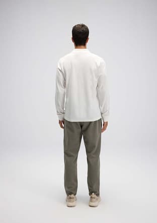 Em582 Erkek Beyaz Sweatshirt - 3
