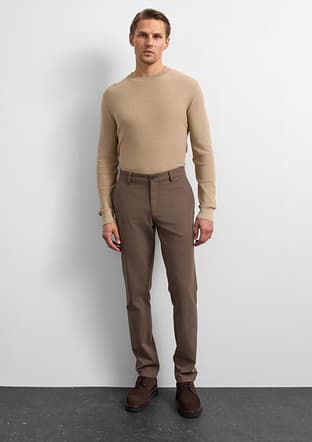 B35W30012 Erkek Kahverengi Pantolon - 1