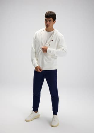 Em581 Erkek Beyaz Sweatshirt - 2