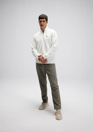 Em580 Erkek Beyaz Sweatshirt - 2