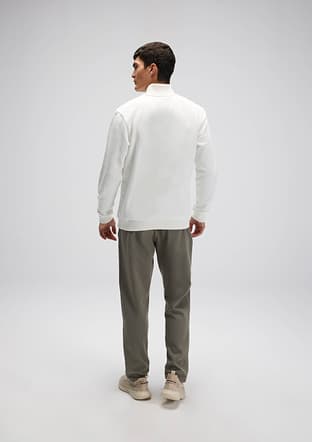 Em580 Erkek Beyaz Sweatshirt - 3