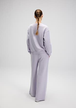 Ef527 Kadın Mor Sweatshirt - 2