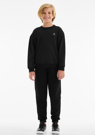 A10205522110010 Erkek Çocuk Siyah Sweatshirt - 1