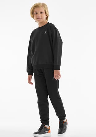 A10205522110010 Erkek Çocuk Siyah Sweatshirt - 2