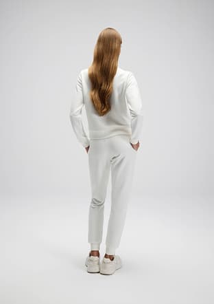 Ef557 Kadın Beyaz Sweatshirt - 2