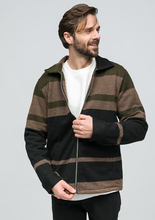 Joe54180 Erkek Yeşil Hırka - 2