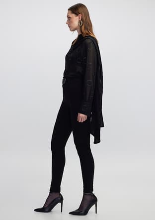 Iw6250003156 Kadın Siyah Pantolon - 2