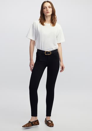 Iw6250018026 Kadın Siyah Jean Pantolon - 1