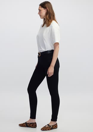 Iw6250018026 Kadın Siyah Jean Pantolon - 2