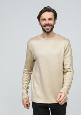 Joe53100 Erkek Bej Sweatshirt - 1