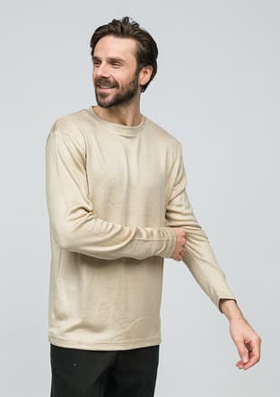 Joe53100 Erkek Bej Sweatshirt - 3