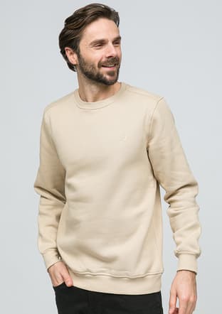 Joe56150 Erkek Bej Sweatshirt - 1