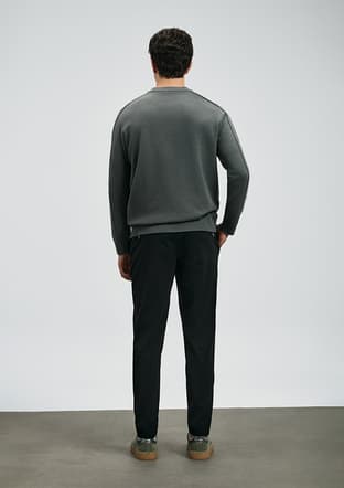 112190329 Erkek Siyah Pantolon - 3