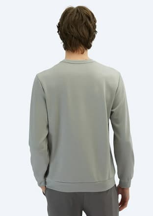 Swt-542 Erkek Gri Sweatshirt - 2