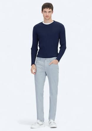 Pant-3614 Erkek Gri Pantolon - 1