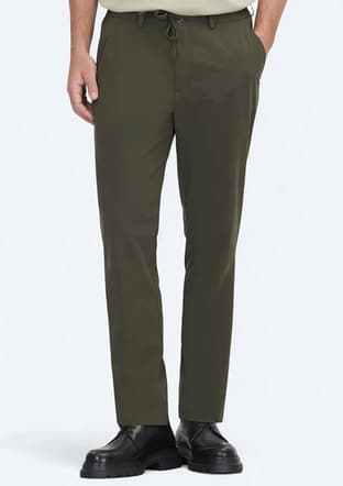 Pant-3670 Erkek Yeşil Pantolon - 2