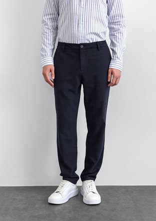 B35W33006 Erkek Lacivert Pantolon - 2