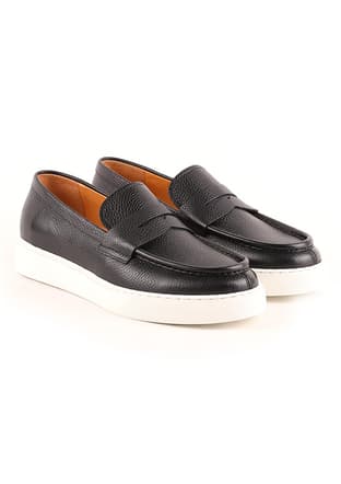 L5505 Ea Eva Antik Erkek Siyah Casual Ayakkabı - 3