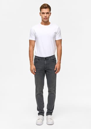 Pn2016600175 Erkek Gri Jean Pantolon - 1