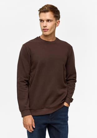 Sw2013700012 Erkek Kahverengi Sweatshirt - 1