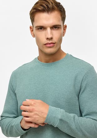 Sw2013700005 Erkek Yeşil Sweatshirt - 3