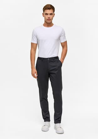 Pn2020500737 Erkek Lacivert Pantolon - 1