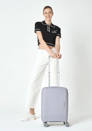 14Bnt8001-03-Agr Unisex Yetişkin Gri Valiz - 1