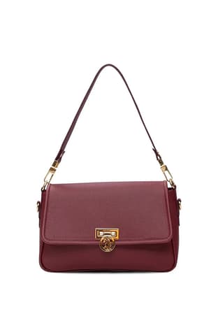 Us25603 Kadın Bordo Çapraz Çanta - 1