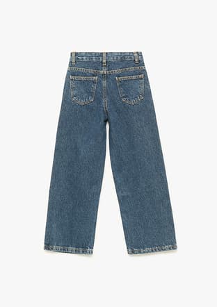 6Wkg40029Ad Kız Çocuk Lacivert Jean Pantolon - 2