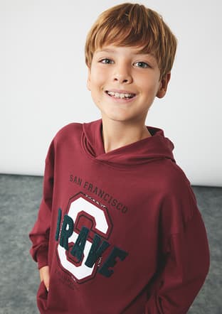 6Wkb10026Tk Erkek Çocuk Bordo Sweatshirt - 2
