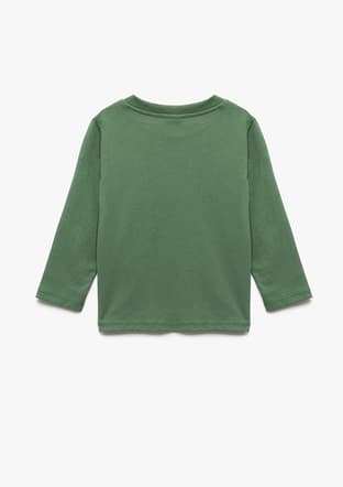 6Wmb10008Tk Erkek Çocuk Yeşil Uzun Kol T-shirt - 2