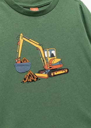 6Wmb10008Tk Erkek Çocuk Yeşil Uzun Kol T-shirt - 3