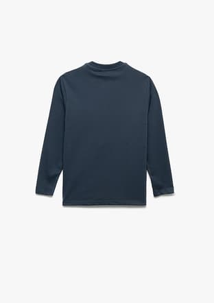 6Wkb10070Tk Erkek Çocuk Lacivert Uzun Kol T-shirt - 2