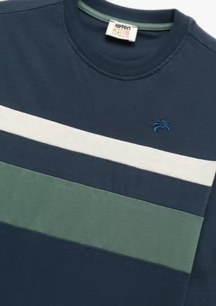 6Wkb10070Tk Erkek Çocuk Lacivert Uzun Kol T-shirt - 3