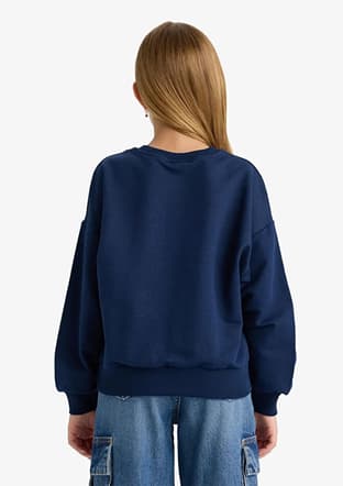 E8894A8Dfb Kız Çocuk Çok Renkli Sweatshirt - 3