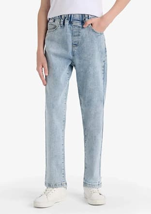 F3378A8Dfa Erkek Çocuk Mavi Jean Pantolon - 2