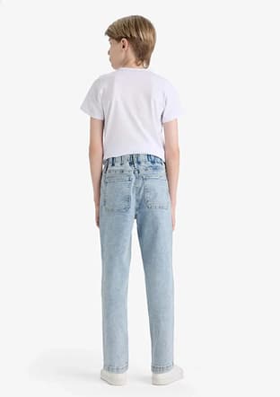 F3378A8Dfa Erkek Çocuk Mavi Jean Pantolon - 3