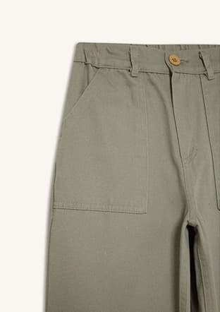F2478A8Dfa Erkek Çocuk Yeşil Pantolon - 3