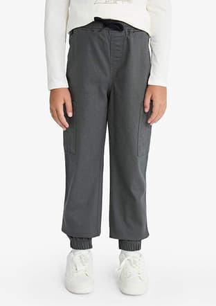 F2477A8Dfa Erkek Çocuk Gri Pantolon - 2
