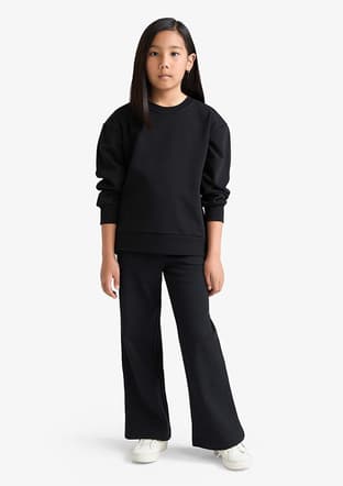 A2797A8Xa1 Kız Çocuk Siyah Sweatshirt - 1
