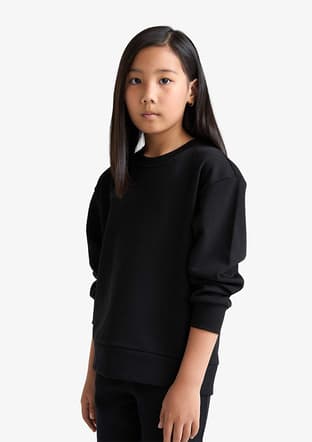 A2797A8Xa1 Kız Çocuk Siyah Sweatshirt - 3