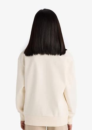 A2797A8Xb1 Kız Çocuk Beyaz Sweatshirt - 3