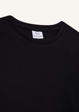 B2387A8Xb Kız Çocuk Siyah Uzun Kol T-shirt - 3