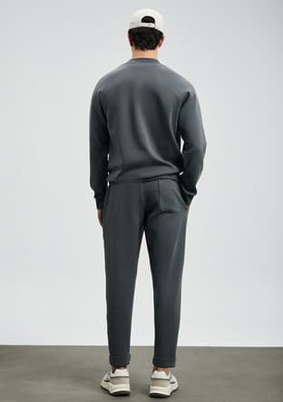 112030179 Erkek Gri Sweatshirt - 2