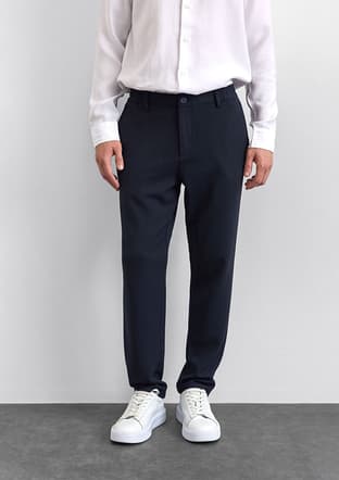 B35W33007 Erkek Lacivert Pantolon - 2