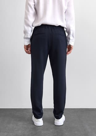 B35W33007 Erkek Lacivert Pantolon - 3