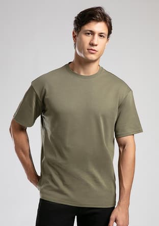 261 Lcm 242002 Erkek Yeşil O Yaka T-shirt - 2