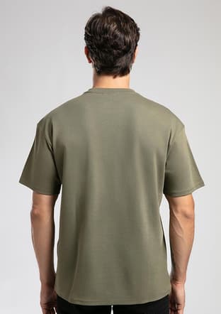261 Lcm 242002 Erkek Yeşil O Yaka T-shirt - 3