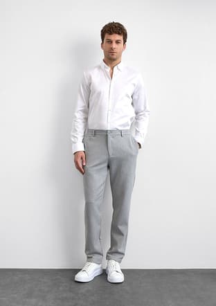 B35W33007 Erkek Gri Pantolon - 1