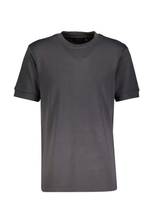 B35W10008 Erkek Gri Bisiklet Yaka T-shirt - 1